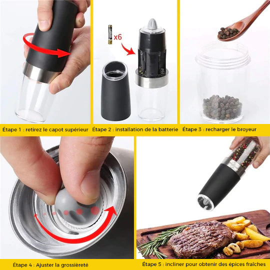 🧂Broyeur à induction électrique