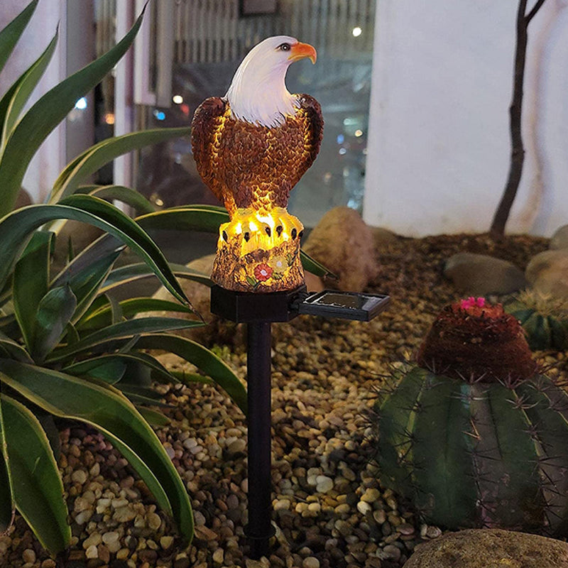 Lampe Solaire de Pelouse à Prise de Terre à Figure d'Aigle