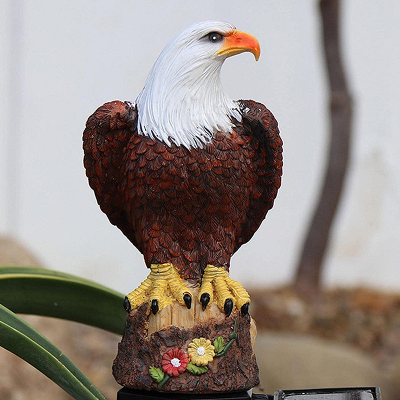 Lampe Solaire de Pelouse à Prise de Terre à Figure d'Aigle