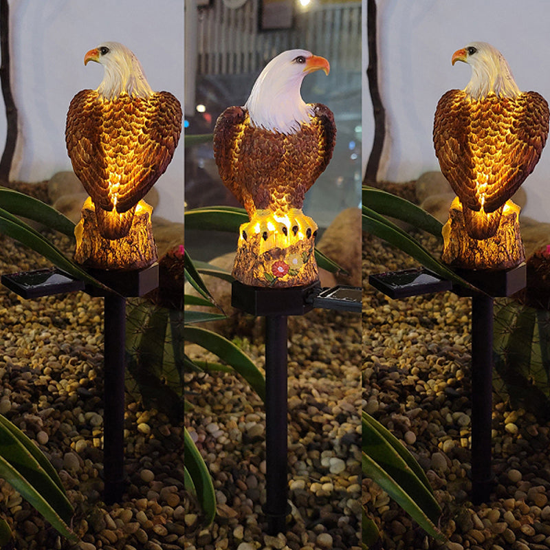 Lampe Solaire de Pelouse à Prise de Terre à Figure d'Aigle