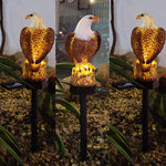 Lampe Solaire de Pelouse à Prise de Terre à Figure d'Aigle