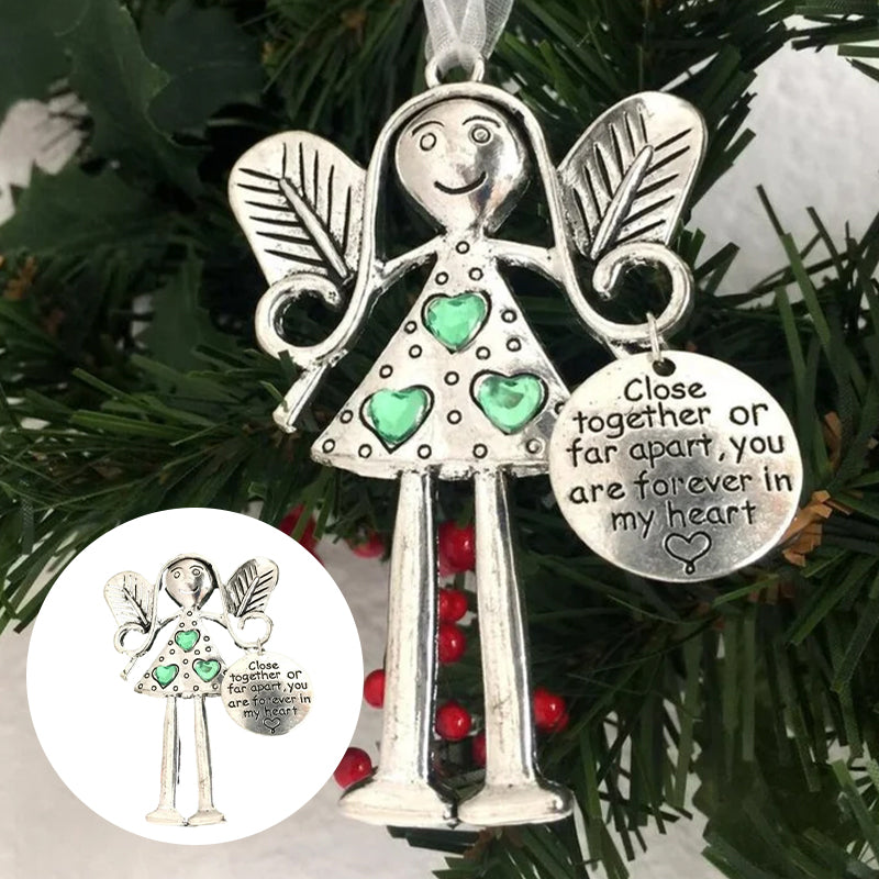 🪽Des amis fous et beaux pour toujours – Cadeau de Noël d’ornement d’ange
