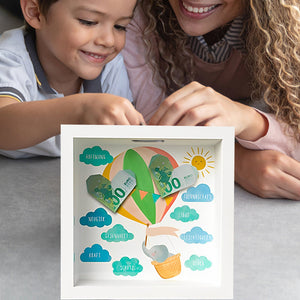 Banque d'épargne à cadre photo 3D pour enfants