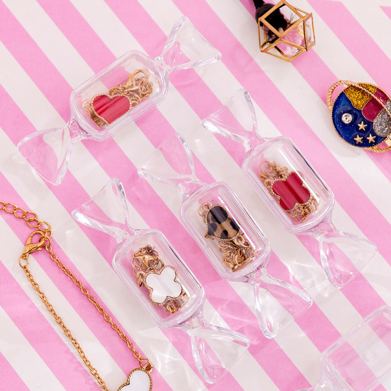 Boîte à bijoux en forme de bonbonv