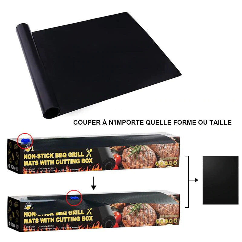 Tapis De Barbecue Avec Boîte De Coupe