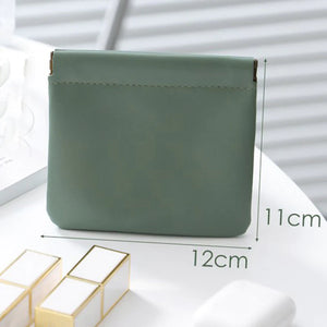 Sac Cosmétique De Poche En Cuir PU