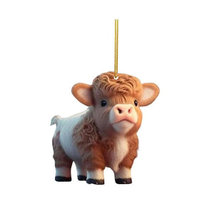 Ornement décoratif vache dessin animé