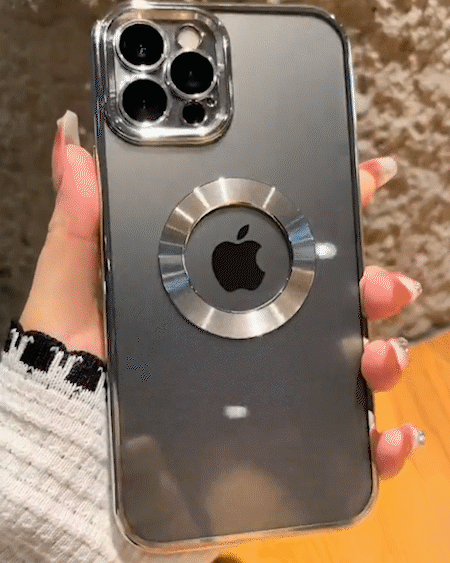 Coque de téléphone transparente à protection complète