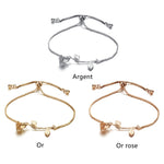 Bracelet Rose en 3D pour Femme