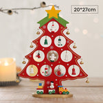 Mini Ensemble d’Arbre de Noël en Bois de Bricolage