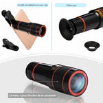 Kit d'objectif pour caméra de téléphone 12X - ciaovie