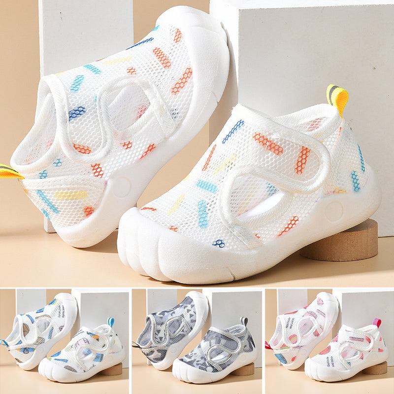 Chaussures en filet antidérapantes pour bébés