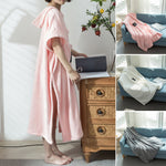 Peignoir pull en molleton de coton doux Girly