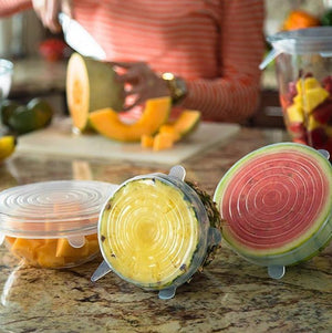 6-Pieces Couvercles De Bol Silicone - ciaovie