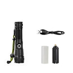 Lampe de Poche Laser Tactique Rechargeable LED