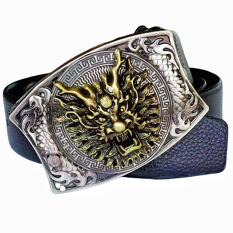 Ceinture à boucle en alliage d'autodéfense pour hommes