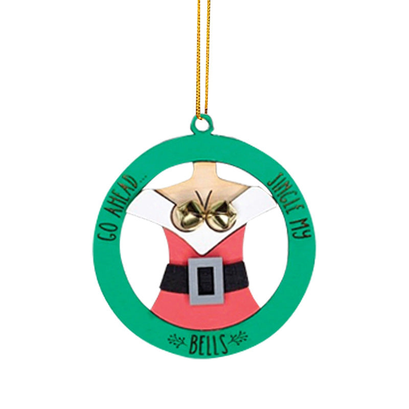 Pendentif Cloche Père Noël