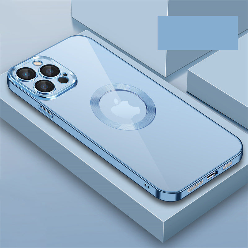Coque de téléphone transparente à protection complète