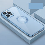 Coque de téléphone transparente à protection complète