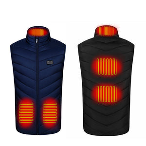 Gilet chauffant unisexe