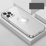 Coque de téléphone transparente à protection complète