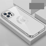 Coque de téléphone transparente à protection complète