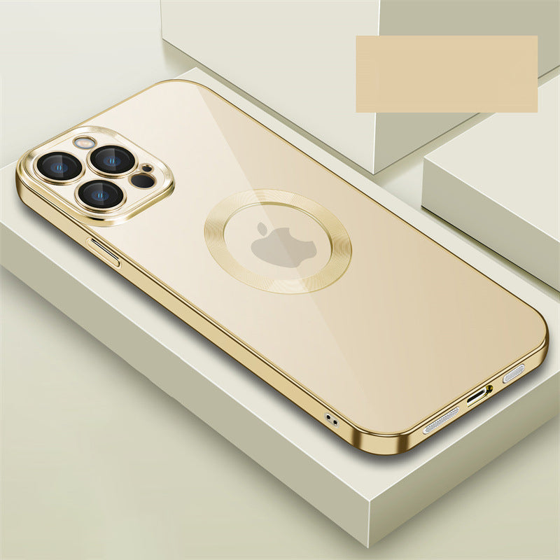Coque de téléphone transparente à protection complète